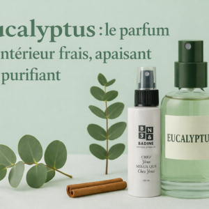 L air de Badine Fleur spray parfumé brume eucalyptus