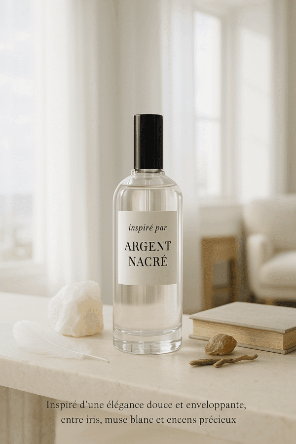 spray argent nacré, bois d'argent, musc spray badine parfum d'ambiance, pulvérisateur parfum d'intérieur