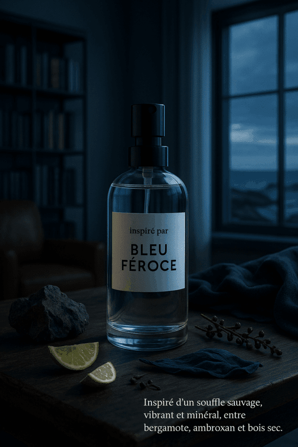 bleu féroce, sauvage de dior, johnny depp, musc spray badine parfum d'ambiance, pulvérisateur parfum d'intérieur