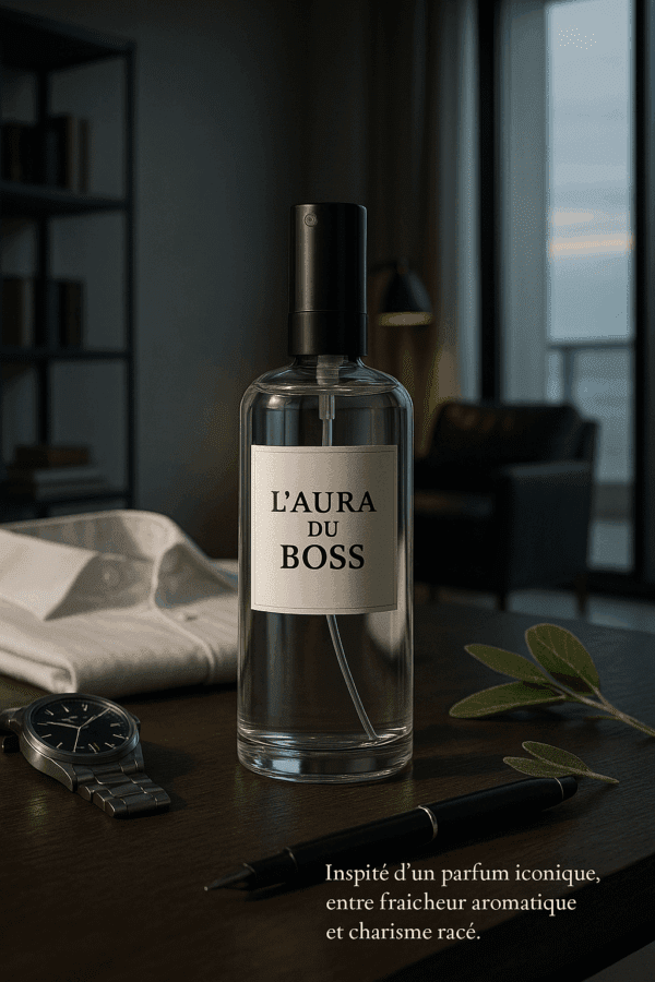 hugo boss spray l'aura du boss, musc spray badine parfum d'ambiance, pulvérisateur parfum d'intérieur