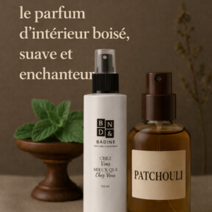 lairdebadine, patchouli, spray patchouli, spray parfumé parfum d'ambiance, parfum d'intérieur