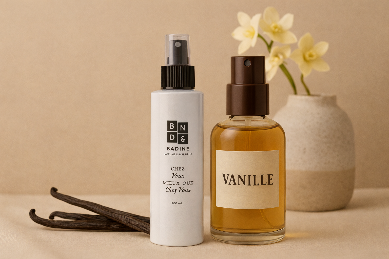 spray vanille spray badine parfum d'ambiance, pulvérisateur parfum d'intérieur