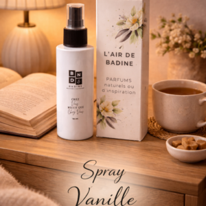 L'air de badine, parfums d'ambiance, parfums d'intérieur, spray parfumé pulvérisateur brume vanille
