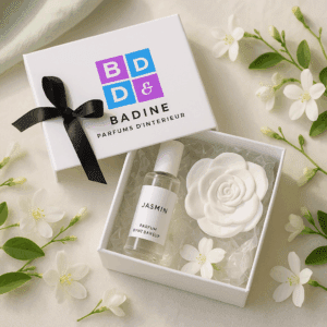 céramique parfumée jasmin spray badine parfum d'ambiance, pulvérisateur