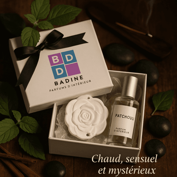 céramique parfumée patchouli spray badine parfum d'ambiance, pulvérisateur