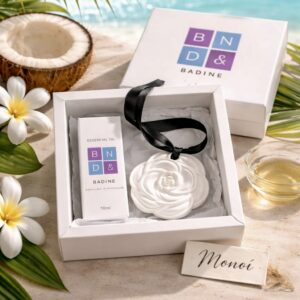 L'air de Badine Platre parfumé eucalyptus, jasmin, monoi, fleur d'oranger, ambre, ambre vanille2