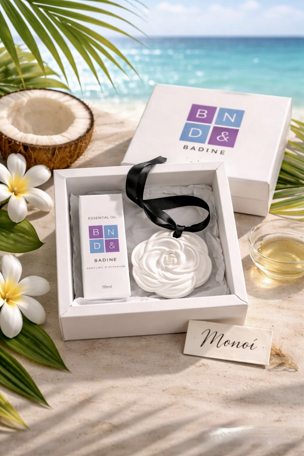 L'air de Badine Platre parfumé eucalyptus, jasmin, monoi, fleur d'oranger, ambre, ambre vanille2