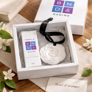 L'air de Badine Platre parfumé eucalyptus, jasmin, monoi, fleur d'oranger, ambre, ambre vanille2