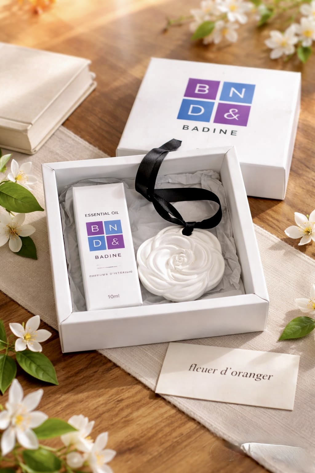 L'air de Badine Platre parfumé eucalyptus, jasmin, monoi, fleur d'oranger, ambre, ambre vanille2