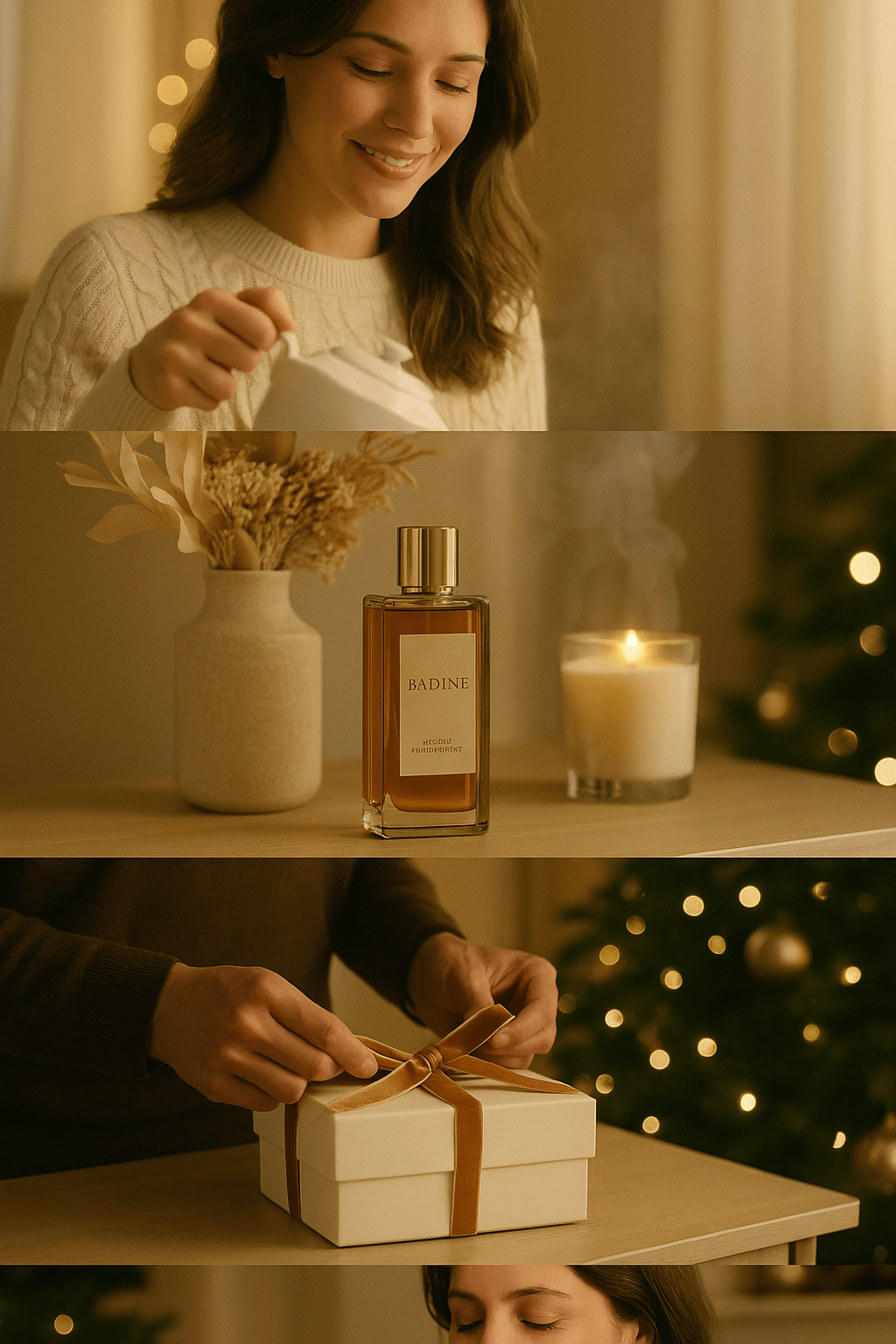 cadeau parfait pour madame, spray ambre VANILLE spray badine parfum d'ambiance, pulvérisateur