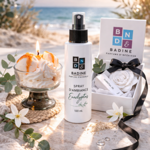 L air de Badine Fleur spray parfumé brume vanille pack anti-stress