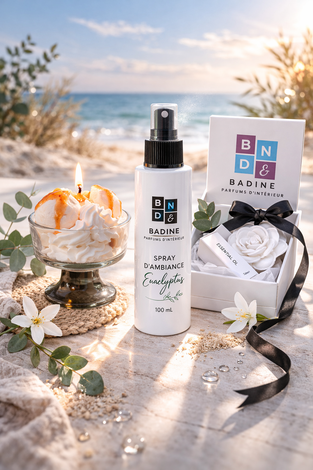 L air de Badine Fleur spray parfumé brume vanille pack anti-stress