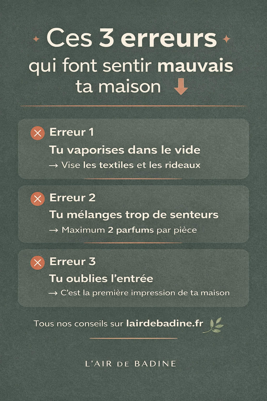 L'air De Badine parfum d'ambiance parfum d'intérieur anti stress