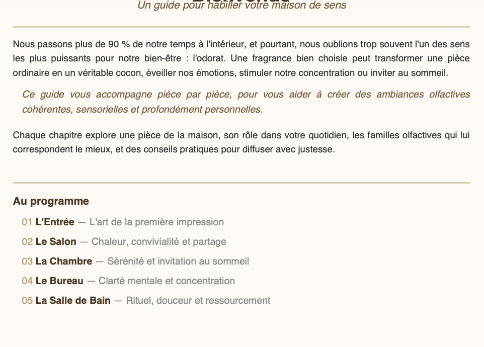 GUIDE GRATUIT L'air de badine, parfums d'ambiance, parfums d'intérieur, spray parfumé pulvérisateur brume ambre