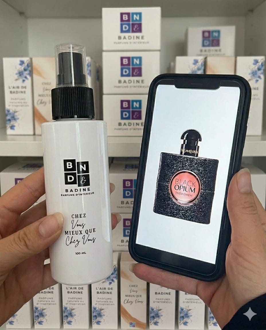 Spray parfumé Black Addict – Café noir et fleur d’oranger