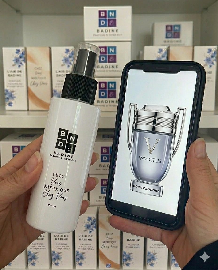 Spray parfumé Invincible – Fraîcheur ambrée