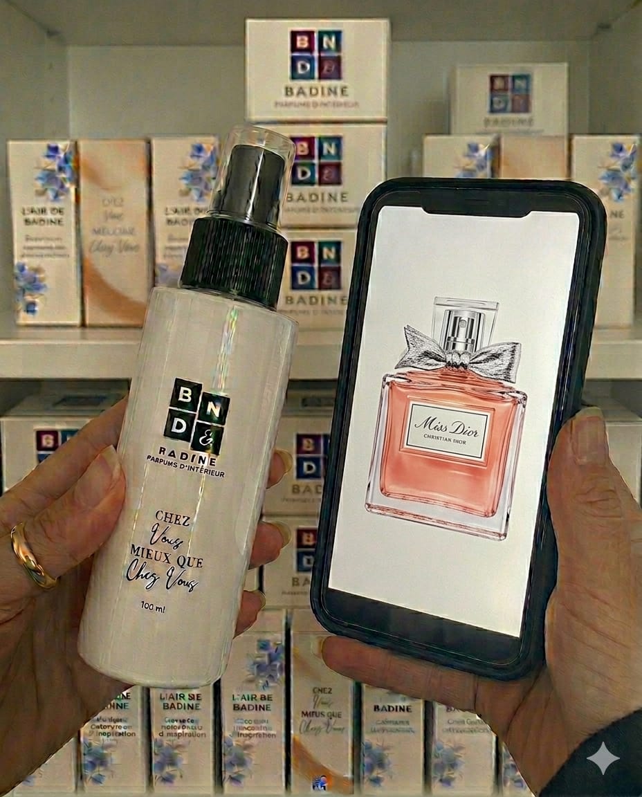 Spray parfumé Mademoiselle Badine – Fraîcheur d’agrumes