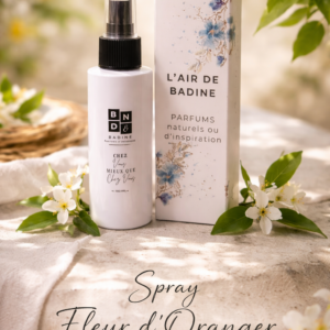 L'air de badine, parfums d'ambiance, parfums d'intérieur, spray parfumé pulvérisateur brume fleur d'oranger